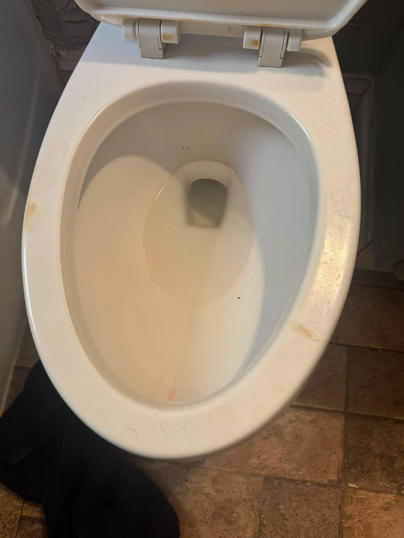 Deep bathroom cleaning before and after, before